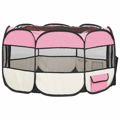 Țarc Pliabil Câini cu Geantă Transport - Livrare Gratuită