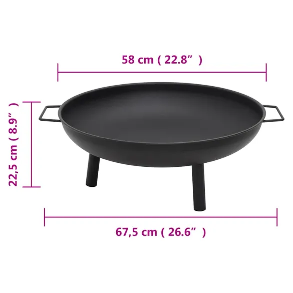 Vatră de foc din oțel pentru grădină - Livrare gratuită Vatră de foc din oțel pentru grădină - Livrare gratuită