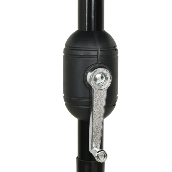 Umbrelă de grădină 3 niveluri - aluminiu antracit 2,5m Umbrelă de grădină 3 niveluri - aluminiu antracit 2,5m