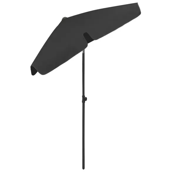 Umbrelă de Plajă Negru | Protecție UV | Livrare Gratuită