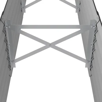 Strat Înălțat Grădină din Oțel | 224x40x36 cm | Livrare Gratuită