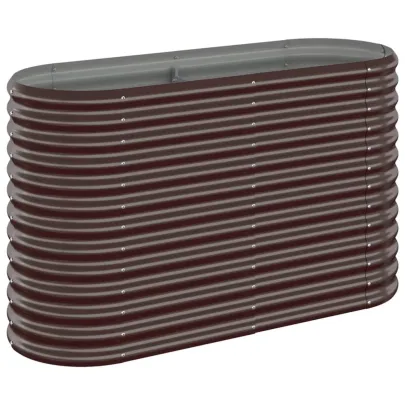 Strat Înălțat Grădină 114x40x68 cm - Oțel Vopsit Electrostatic