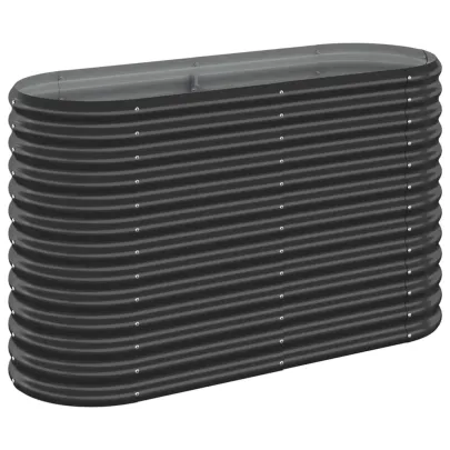 Strat Înălțat Grădină 114x40x68 cm - Oțel Antracit