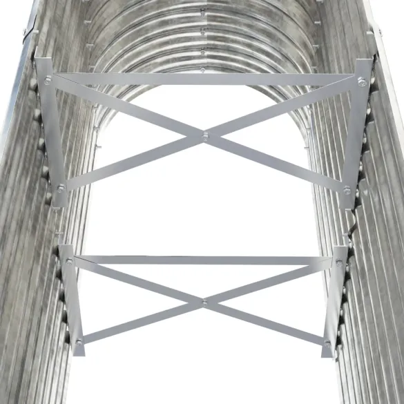 Strat Înălțat Grădină Metalic 114x40x68 cm | Livrare Gratuită