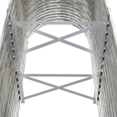 Strat Înălțat Grădină Metalic 114x40x68 cm | Livrare Gratuită