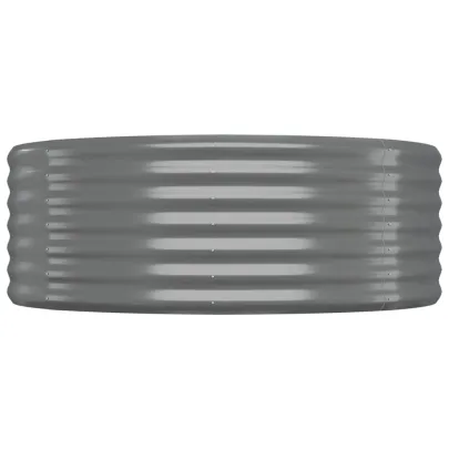 Strat Înălțat Grădină 249x100x36 cm - Oțel Rezistent