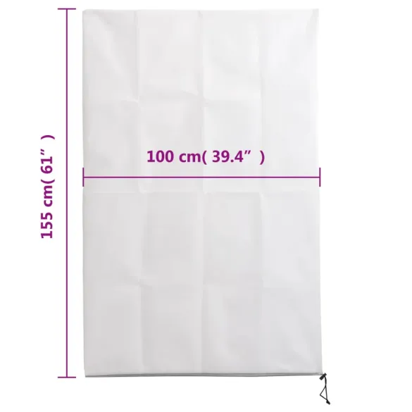 Huse Protectie Plante Fermoar - 10 buc - 70 g/m²