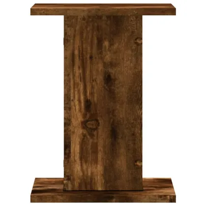 Suporturi Plante Lemn Stejar Fumuriu 30x30x40 cm