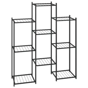 Suport Flori Fier Negru - Raft Plante Rezistent 2