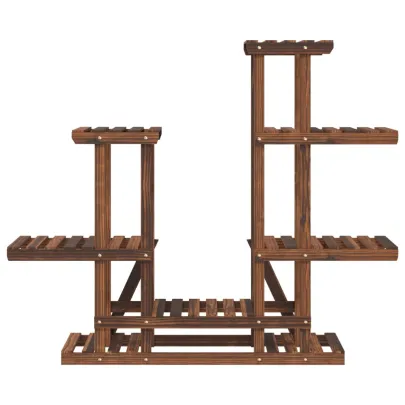 Suport Flori Lemn Masiv Brad - 95x25x96 cm | Livrare Gratuita