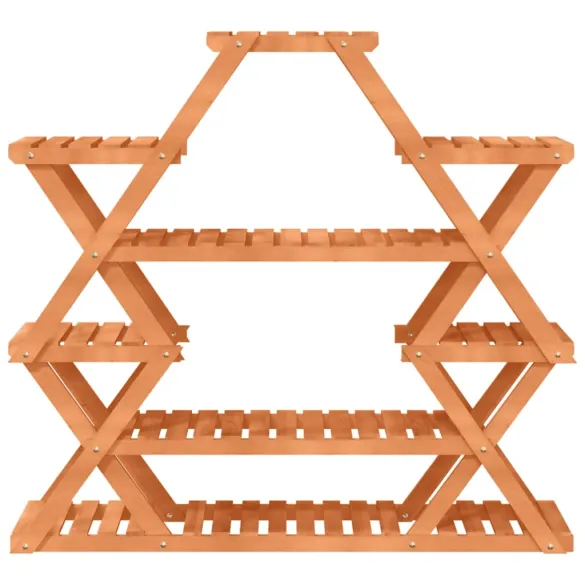 Suport Flori Lemn Masiv de Brad - 110x25x105 cm