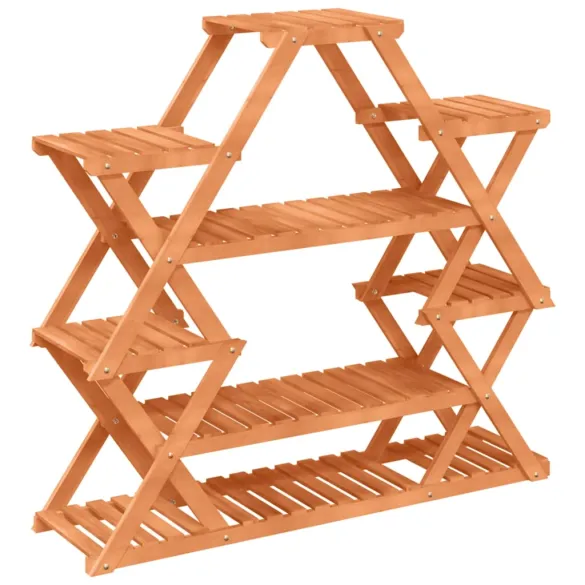 Suport Flori Lemn Masiv de Brad - 110x25x105 cm