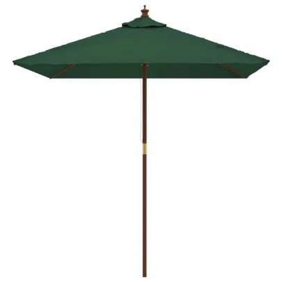 Umbrelă Grădină Lemn Natural 198x198cm - Livrare Gratuită