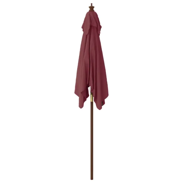 Umbrelă Grădină Lemn Roșu Bordeaux | Livrare Gratuită Umbrelă Grădină Lemn Roșu Bordeaux | Livrare Gratuită