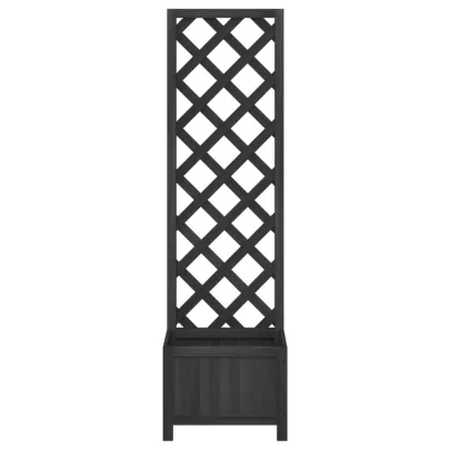 Jardinieră cu Spalier din Lemn Masiv - Decor Grădină