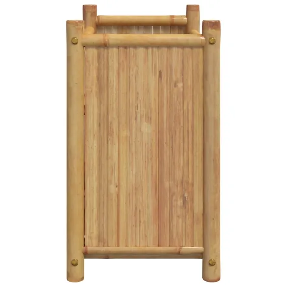 Jardinieră Bambus Naturală - 50x30x50 cm | Livrare Gratuită