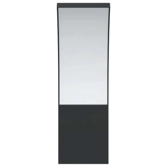 Lămpi LED Exterioare de Perete 2 bucăți - Negru Aluminiu