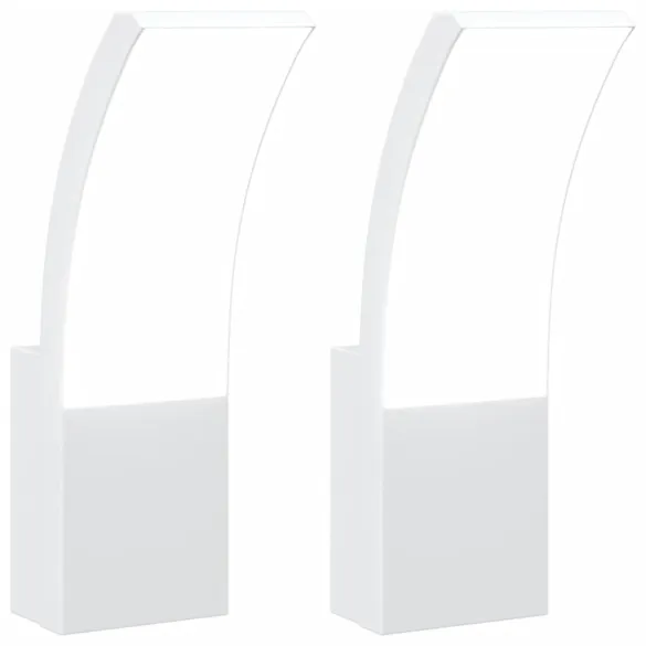 Lămpi LED Exterioare de Perete 2 buc - Aluminiu Turnat IP54