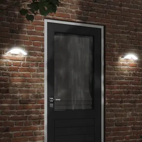 Lămpi LED Exterioare de Perete | 2 bucăți | Aluminiu Turnat