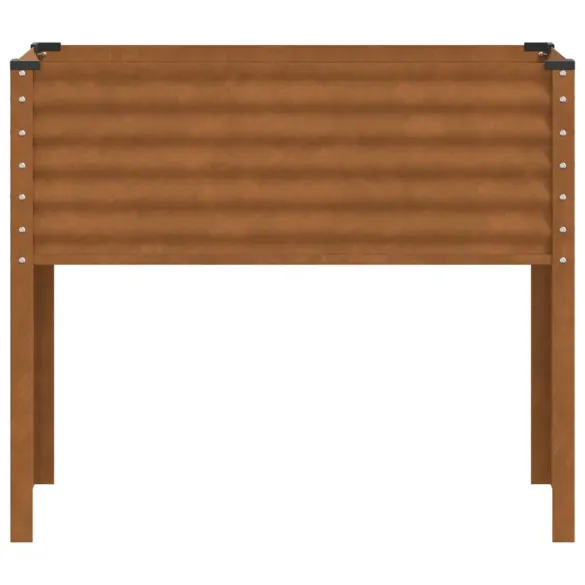 Jardinieră oțel patinat 100x41x90 cm - Livrare gratuită