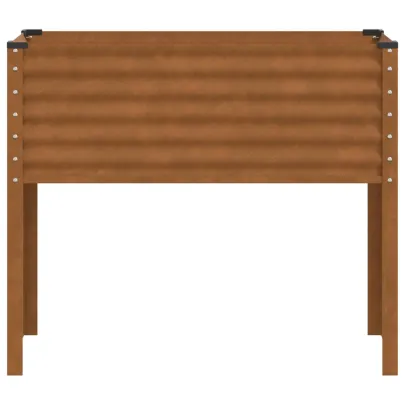 Jardinieră oțel patinat 100x41x90 cm - Livrare gratuită