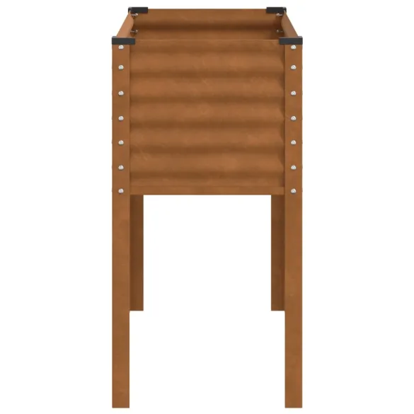 Jardinieră oțel patinat 100x41x90 cm - Livrare gratuită