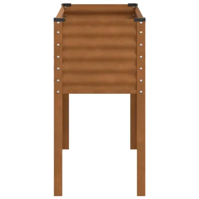 Jardinieră oțel patinat 100x41x90 cm - Livrare gratuită