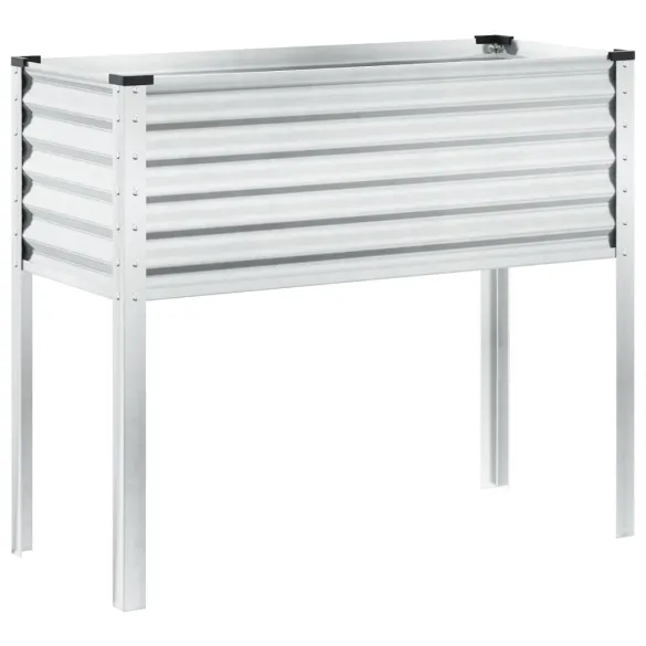 Jardinieră oțel patinat 100x41x90 cm - Livrare gratuită