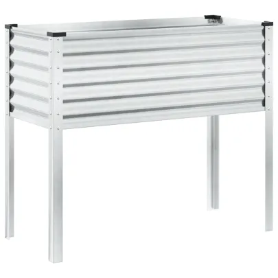 Jardinieră oțel patinat 100x41x90 cm - Livrare gratuită