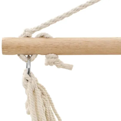 Scaun Leagăn Hamac Alb Crem - Material Textil Rezistent