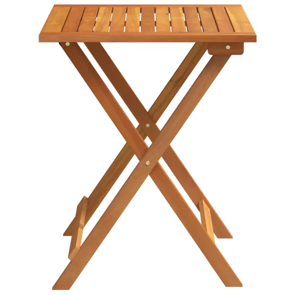 Masă Pliantă Grădină Acacia 60x60 cm | Livrare Gratuită