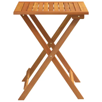 Masă Pliantă Grădină Acacia 60x60 cm | Livrare Gratuită