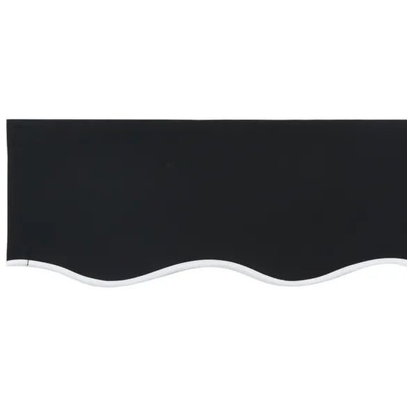 Țesătură Copertină 4x3.5 m Negru - Protecție UV și Impermeabilă