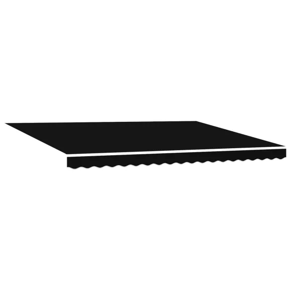 Material Marchiză 4.5x3 m Negru - Umbră Balcon Grădină
