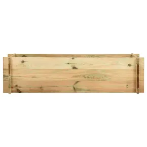 Strat Înălțat Grădină Lemn Pin 120x40x32 cm - Comandă Acum 2