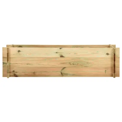 Strat Înălțat Grădină Lemn Pin 120x40x32 cm - Comandă Acum