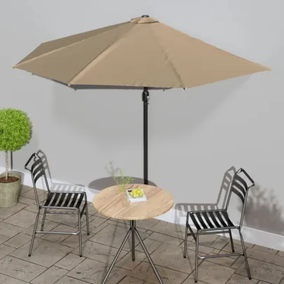 Umbrelă de Balcon cu Tijă Aluminiu - Protecție UV | Livrare Gratuită