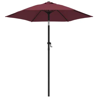 Umbrelă de soare burgund 200x224 cm - aluminiu rezistent