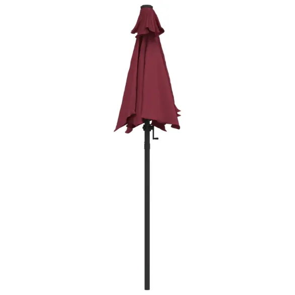 Umbrelă de soare burgund 200x224 cm - aluminiu rezistent