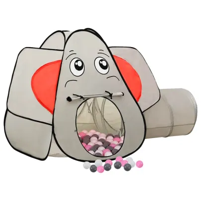 Cort Elefant Copii cu Bile - Joc Educativ și Distractiv