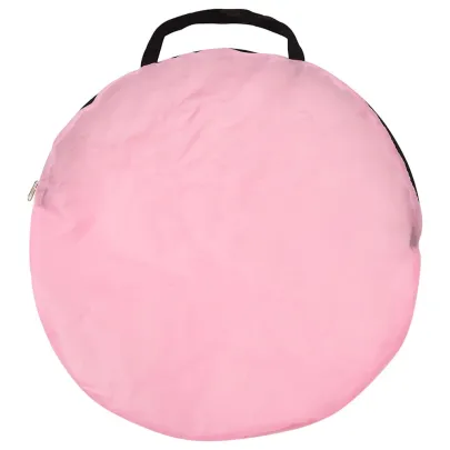 Cort Copii cu Bile - Castel Roz 100x100x127 cm | Livrare Gratuită