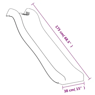 Set de joacă exterior - Căsuță cu Tobogan din Lemn Masiv