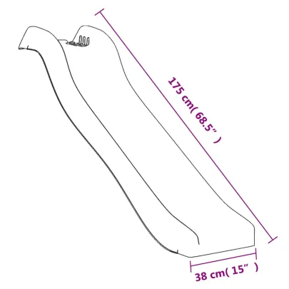 Set de joacă exterior - Căsuță cu Tobogan din Lemn Masiv