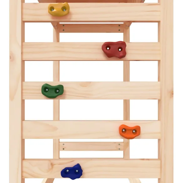 Set de joacă exterior lemn masiv pin cu tobogan