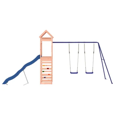 Set de joacă exterior din lemn masiv Douglas cu tobogan