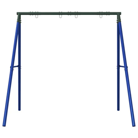 Cadru Balansoar Exterior 4 Cârlige - Albastru, Oțel Rezistent