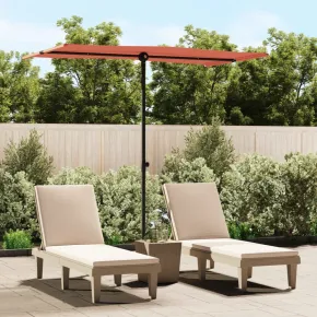 Umbrelă de soare exterior cu rotire 180° - Aluminiu