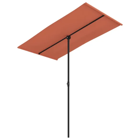 Umbrelă de soare exterior cu rotire 180° - Aluminiu