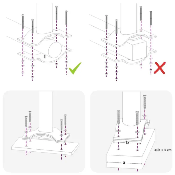 Copertină Laterală Retractabilă Gri pentru Terasă | 60x300 cm