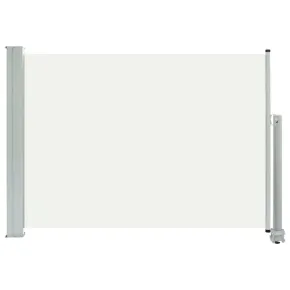 Copertină Laterală Retractabilă Terasă - Crem 80x300 cm 2